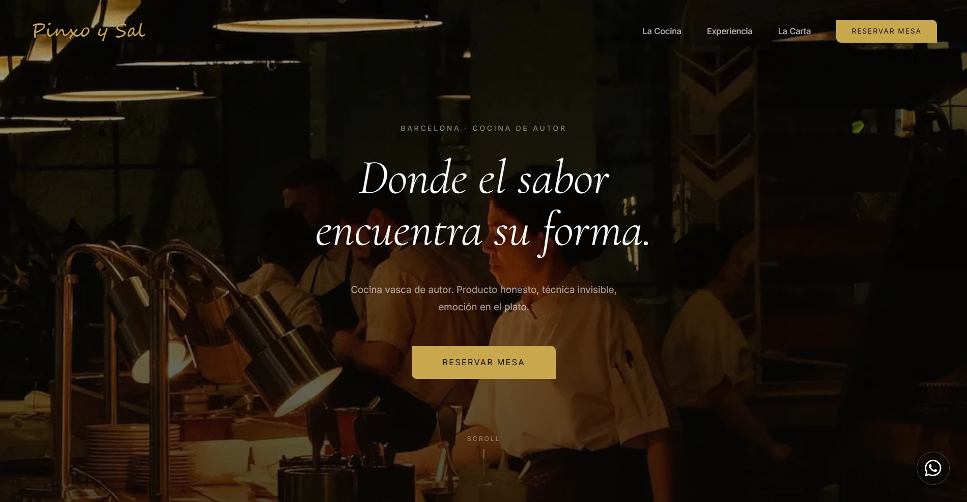 Demo Pinxo y Sal — Creon